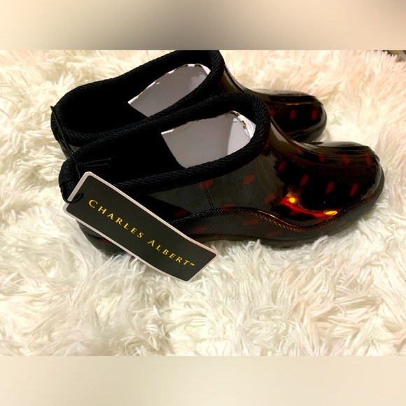 CHARLES ALBERT Women's Waterproof Garden Shoe Lightweight Rain Footwear - Picture 5 of 7